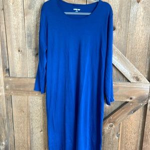 Cozy Navy Lands End Nightgown